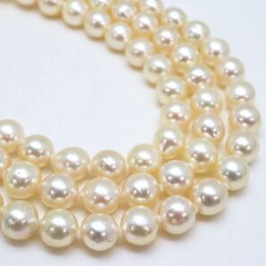 大珠!!保証書付き!!＊TASAKI(田崎真珠)アコヤ本真珠ロングネックレス＊m 80.0g 87.5cm パール pearl jewelry necklace DD0/EC0の画像3