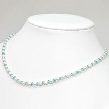 ＊K18/K14本真珠ネックレス＊m 約8.7g 約40.5cm パール pearl necklace jewelry DB0/DB0_画像3