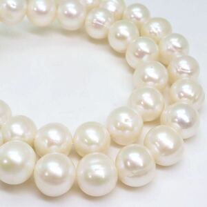 ＊本真珠ネックレス＊j 約71.2g 約42.5cm パール pearl necklace jewelry CF0/DA2