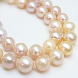 ＊本真珠ネックレス＊j 約57.1g 約43.0cm パール pearl necklace jewelry CE0/DA0