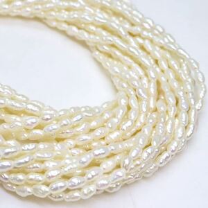 良品!!＊本真珠10連ネックレス＊j 約51.2g 約50.0cm パール pearl necklace jewelry silver CA0/DB0