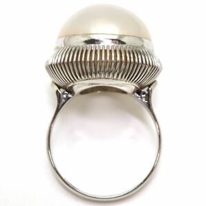 ＊K14WGマベパールリング＊m 約5.9g 約12.0号 半円真珠 ジュエリー ring 指輪 jewelry EB5/EB7の画像5