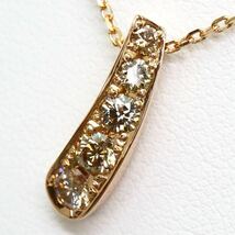 美品!!＊POLA jewelry(ポーラ)K18天然ダイヤモンドペンダント＊m 4.2g 45.0cm 0.45ct diamond pendant jewelry ED0/ED3_画像2