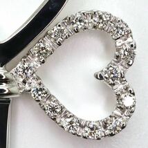 美品!!＊STAR JEWELRY(スタージュエリー)K18WG天然ダイヤモンドペンダントトップ＊m 4.1g diamond pendant jewelry ED5/ED6_画像5