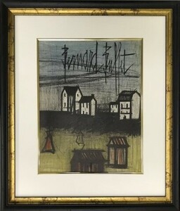 【特価】 ≪　ベルナール 　ビュッフェ　≫　オリジナル リトグラフ【石版画】 　LA PETITE PLAGE 　1967年 　BERNARD　 BUFFET