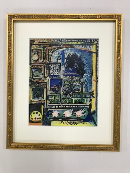 【特価】 ≪ パブロ・ピカソ ≫ エリオグラビュール【銅版画】 LES PIGEONS Ⅲ 1958年 PABLO PICASSO