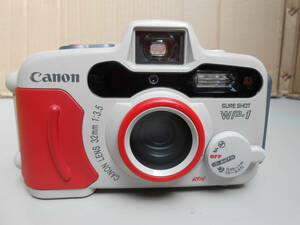 フィルムカメラ、コンパクトカメラ、CANON、SURE SHOT WP-1、中古品、ジャンク扱い、現状販売。