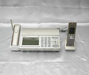 ☆現状お渡し インクリボン欠品 Panasonic パナソニックFAX 電話機 子機付き KX-PZ720DL-N シャンパンゴールド☆100サイズ☆