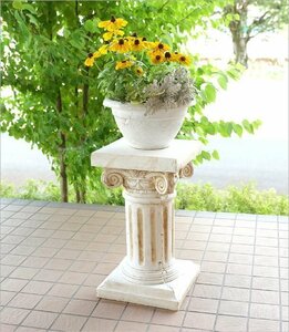  garden column gardening ornament objet d'art stylish mine timbering type stand for flower vase garden column B free shipping ( one part region excepting ) ebn6381