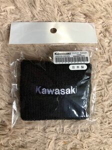 未使用品 Kawasaki カワサキ リストバンド ブラック