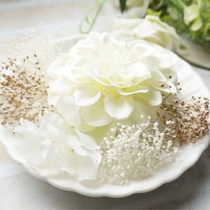 ハンドメイド 成人式 振袖 卒業式 袴 結婚式 前撮り 髪飾り 謝恩会つまみ細工