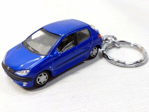 HONG WELL Hongwell PEUGEOT Peugeot 206 брелок для ключа миникар синий голубой 