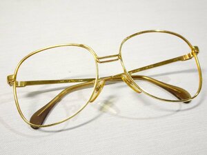 MENRAD/メンラッド メガネフレーム デッドストック品 ゴールド系｜眼鏡 アンティーク ファッション ブランド