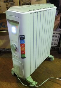 ◆Delonghi/デロンギ◆ベルカルドオイルヒーター　RHJ75V0915　約10畳まで　暖房　動作確認済み　USED