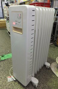 ◆良品計画◆オイルヒーター　MU-8B2TK　無印　8枚フィン　1200W　暖房　動作確認済み　６畳程度　USED