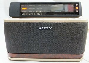 ◆SONY/ソニー◆シンセサイザー　卓上ラジオ　FM/AM/TV音声　ICF-A100V　動作品　USED