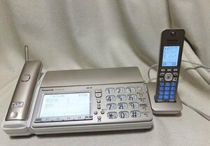 ◆Panasonic/パナソニック◆KX-PD715-N　おたっくす　FAX　子機付き　通電確認　電話　通信　USED