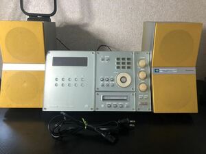 【オーディオ機器】Panasonic パナソニック ミニコンポ SA-PM50MD MD CD コンポ 