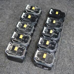 [ junk ] Makita /makita 14.4V Li-Ion battery junk 10 piece * present condition goods # free shipping * cash on delivery * shop front receipt correspondence #