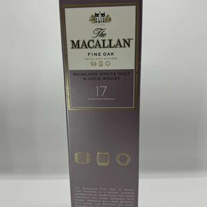 THE MACALLAN 17年 FINE OAK ザ マッカラン ファインオーク シングルモルト スコッチ ウイスキー 箱入の画像4