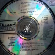 モーツァルト/「アイネ.クライネ.ナハトムジーク」　マッケラス指揮プラハ室内管弦楽団　TELARC CD-80108 美盤_画像2