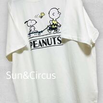 メンズ大きいサイズ5L スヌーピー スケボーSNOOPY ロゴ 半袖Tシャツ_画像4