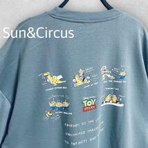 メンズ大きいサイズ5L トイストーリー Disney バックプリント Tシャツ_画像3