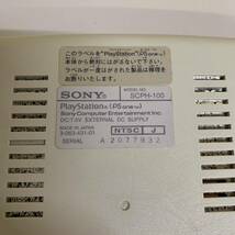 SONY PSone レトロゲーム本体 Playstation SCPH-100プレステ N172_画像6