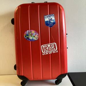 【9348】　キャリーケース 赤　スーツケース 旅行　　　出張
