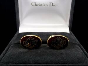 # прекрасный товар #N0636[Dior] Dior [ Gold ]# запонки!