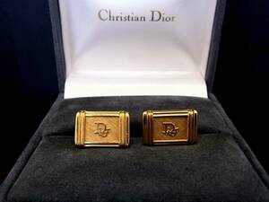 # прекрасный товар #N0651[Dior] Dior [ Gold ]# запонки!