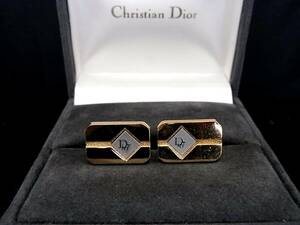 # прекрасный товар #N0662[Dior] Dior [ Gold * серебряный ]# запонки!