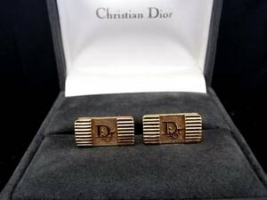 ■美品■№0666【Dior】ディオール 【ゴールド】■カフス♪