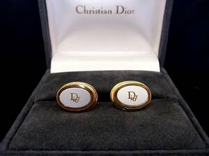# прекрасный товар #N0669[Dior] Dior [ Gold * серебряный ]# запонки!