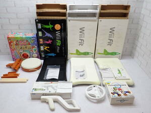 *515[ Junk ]Wii Fit Wii steering wheel Wii The pa- futoshi hand drum. . person chopsticks summarize 