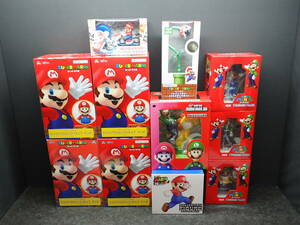 *522[1 jpy ~] super Mario goods summarize figure Mario Louis -jiwa rio pack n flower yosi-