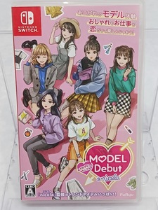 607◆中古品★ニンテンドースイッチソフト Nintendo Switch MODEL Debut #nicora モデルデビュー ニコラ