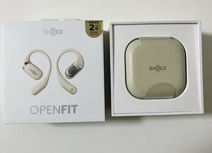 Shockz Openfit beige guarantee equipped wireless earphone 
