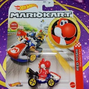 ホットウィール マリオカート レッドヨッシー（スタンダードカート）