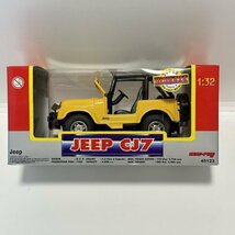 【未開封】New-ray/ニューレイ S=1/32/JEEP CJ7/ジープ/イエロー/k6051011_画像1