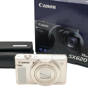 極美品 Canon PowerShot SX620 HS デジタルカメラ キャノン コンパクトデジタルカメラ wifi ホワイト パワーショット