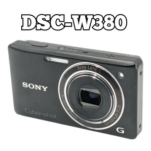 ジャンク SONY コンパクトデジタルカメラ Cyber-shot DSC-W380 ブラック 現状 ソニー デジカメ サイバーショット