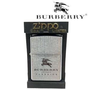 未使用品 ZIPPO BURBERRY LONDON バーバリー ジッポー オイルライター