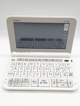 美品 CASIO XD-Z9800 電子辞書 カシオ EX-word ホワイト 英語上級モデル ホワイト_画像2