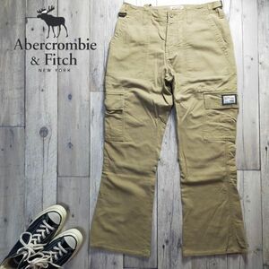 ☆Abercrombie&Fitch アバクロンビー＆フィッチ☆ベイカー カーゴ ブーツカット パンツ W32 S1632