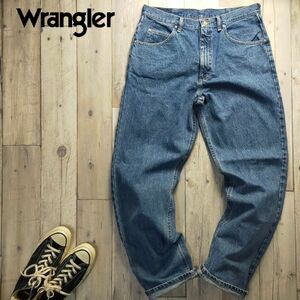 MEXICO☆製☆Wrangler ラングラー☆AUTHENTIC JEANS テーパード デニム パンツ W34 検 550 560 501 505 S1302