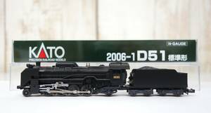 レトロコレクション　当時物 　Nゲージ　鉄道模型 ＊KATO カトー　＊2006-1 D51 蒸気機関車　標準形　＊N-GAUGE Steam Locomotive　　