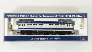 レトロコレクション　当時物 　Nゲージ　鉄道模型 ＊TOMIX トミックス　 ＊2188　JR.EF64形　電器機関車 　ユーロライナー　EUROLINER 