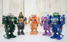 レトロコレクション　当時物 ＊TAKARA タカラ＊MICROMAN ミクロマン＊超磁力システム　 アクロゼンマイン　5点セット＊034/035/036/037/038_画像1