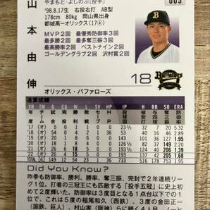 直筆 ORIXバファローズ 山本由伸サインカードの画像2